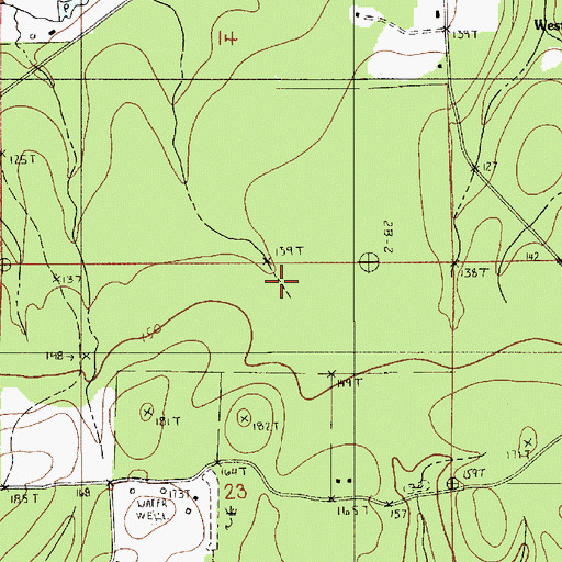 Topographic Map of Howard Station (historical), LA