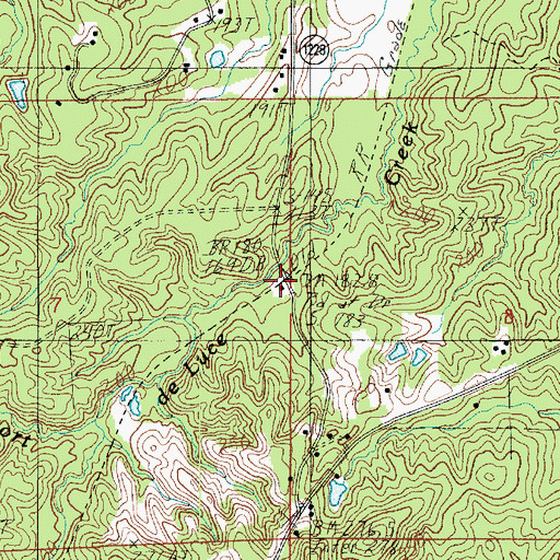 Topographic Map of Alonzo (historical), LA