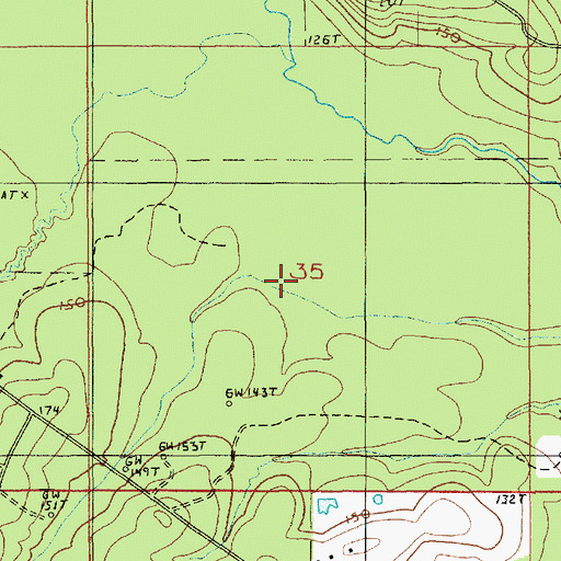 Topographic Map of East Sikes Gas Field, LA