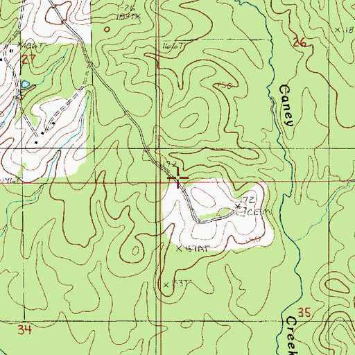 Topographic Map of Royal, LA