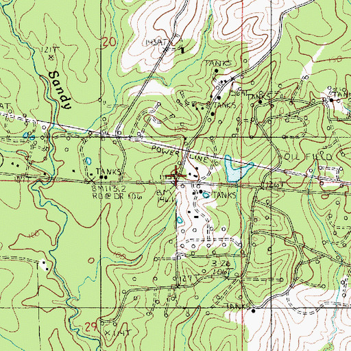 Topographic Map of Smith (historical), LA