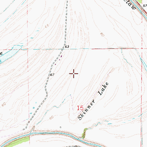 Topographic Map of Fish lake (historical), LA