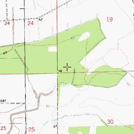 Topographic Map of Independent Ridge, LA