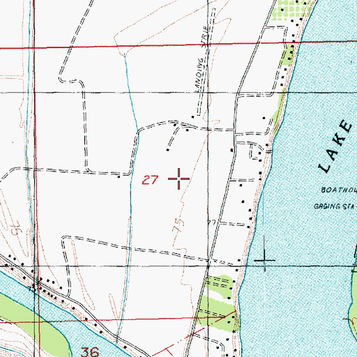 Topographic Map of Lakewood Plantation, LA