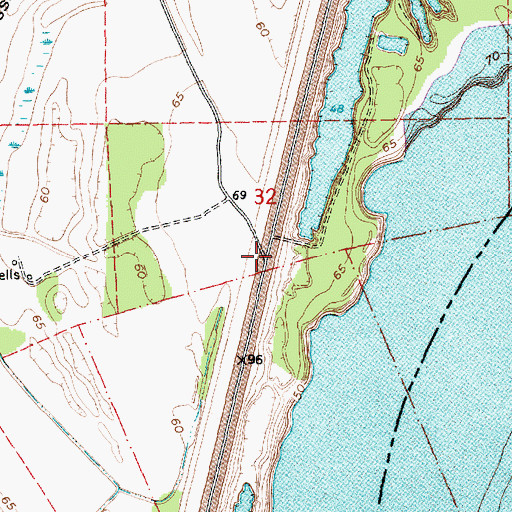 Topographic Map of Millerfield (historical), LA
