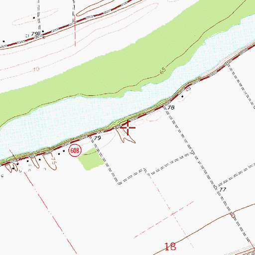 Topographic Map of Spurgeon Church (historical), LA
