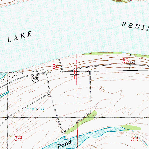 Topographic Map of Velverton Plantation, LA