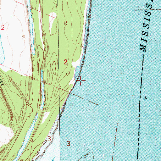 Topographic Map of Waterproof Dikes (historical), LA
