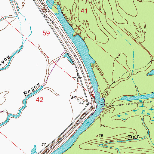 Topographic Map of Little Rock Church (historical), LA