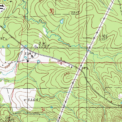 Topographic Map of Union Grove Church (historical), LA
