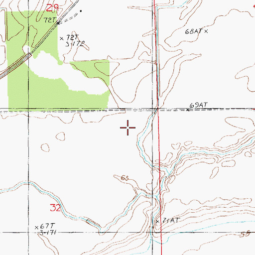 Topographic Map of The Glade, LA