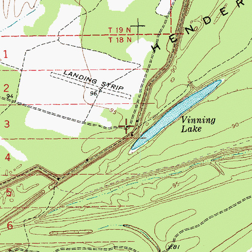 Topographic Map of Henderson (historical), LA