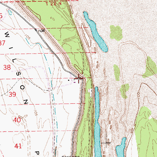 Topographic Map of Wilson Point (historical), LA