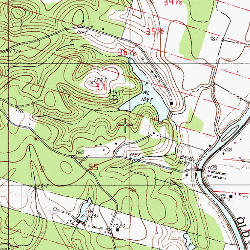 Topographic Map of Spring Hill School (historical), LA