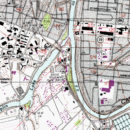 Topographic Map of Fort Saint John (historical), LA
