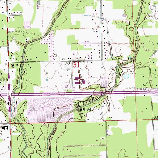 Topographic Map of Coastal College (historical), LA