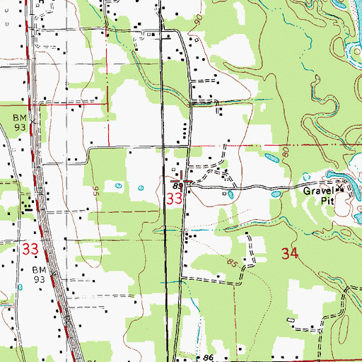 Topographic Map of Velma, LA