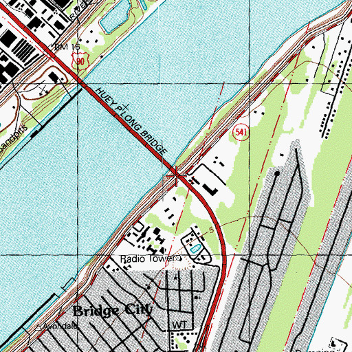 Topographic Map of Fort Banks (historical), LA