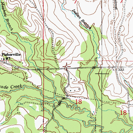 Topographic Map of Alco, LA