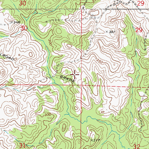 Topographic Map of Fort Polk Wildlife Management Area, LA