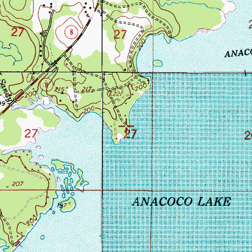 Topographic Map of Methodist Landing, LA