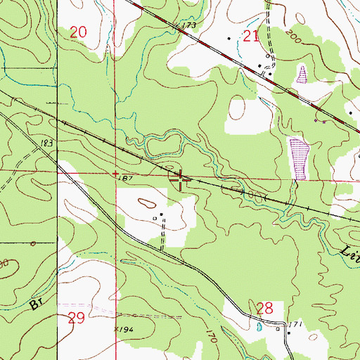 Topographic Map of Nitram (historical), LA