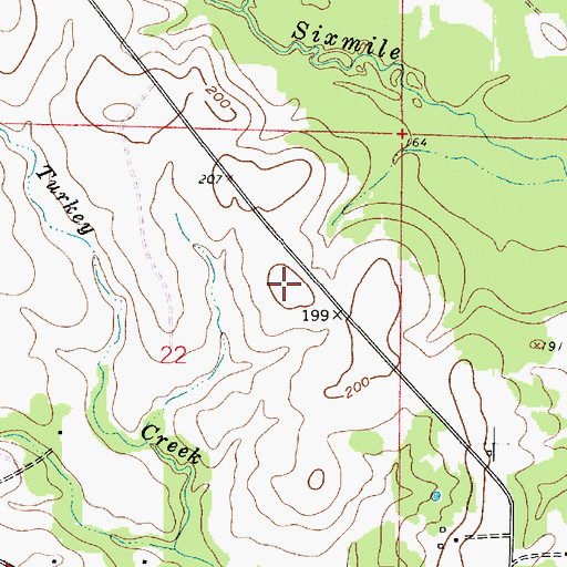 Topographic Map of Pitkin Lookout Tower, LA