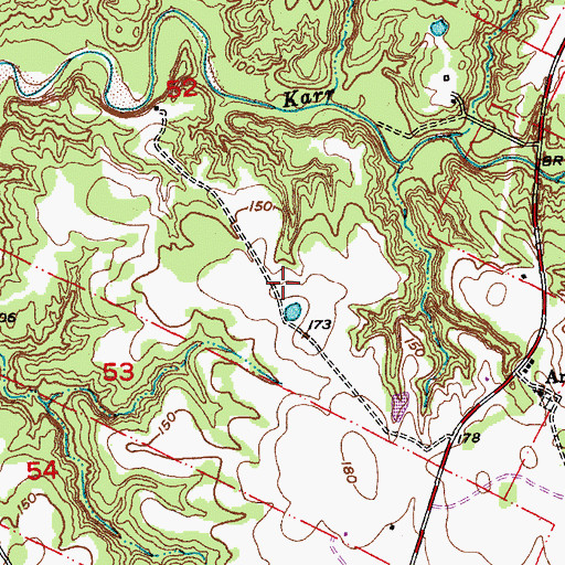 Topographic Map of Asphodel Plantation, LA