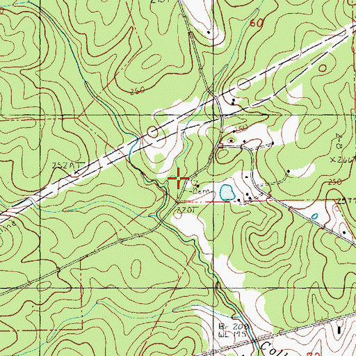 Topographic Map of Hepzibah Church (historical), LA