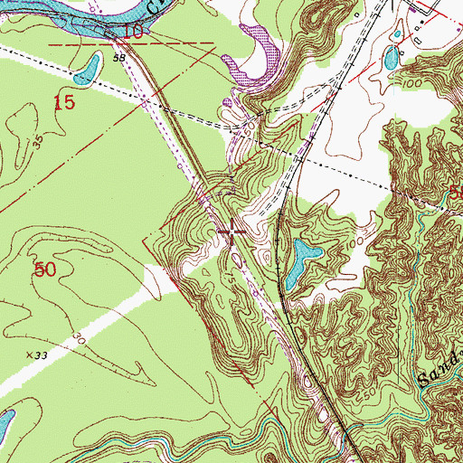 Topographic Map of Paloma (historical), LA