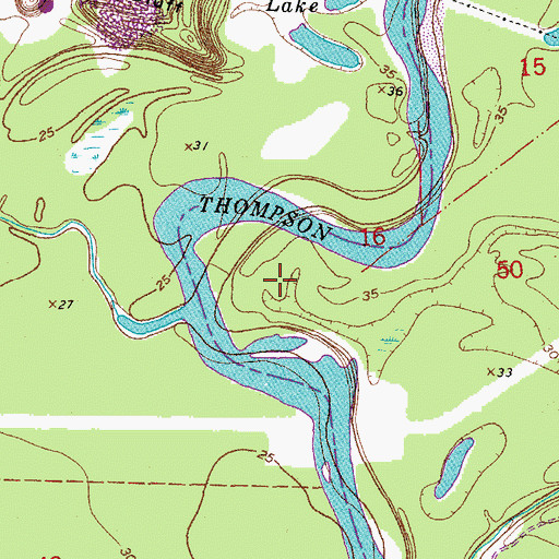 Topographic Map of Port Jackson (historical), LA