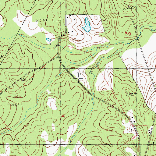 Topographic Map of Union School (historical), LA