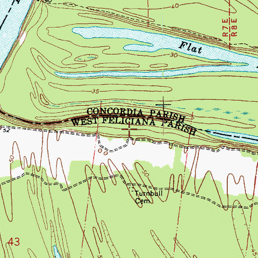 Topographic Map of King Solomon School (historical), LA
