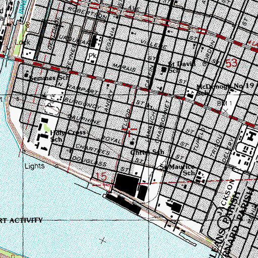 Topographic Map of First Thessalonian Missionary Church, LA