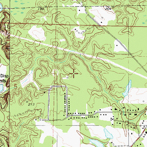 Topographic Map of Holly Ridge, LA