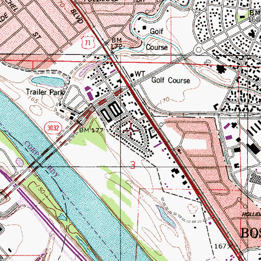 Topographic Map of West Gate Terrace, LA