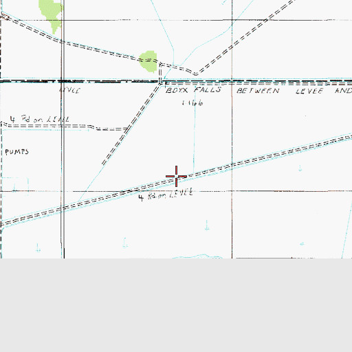 Topographic Map of Lacassine Refuge Oil Field, LA