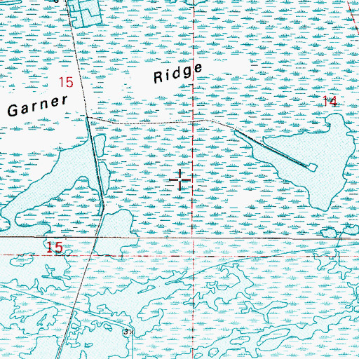 Topographic Map of West Johnson Bayou Gas Field, LA