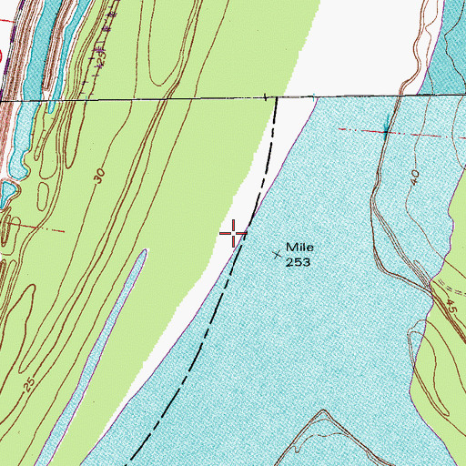 Topographic Map of Kelson Landing, LA