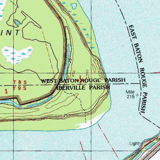 Topographic Map of Medora Plantation (historical), LA