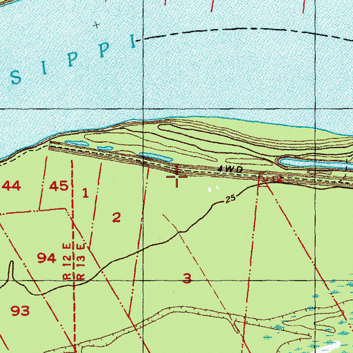 Topographic Map of Saint Francis Church (historical), LA