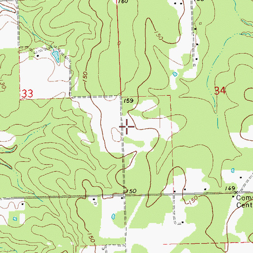 Topographic Map of Viola (historical), LA