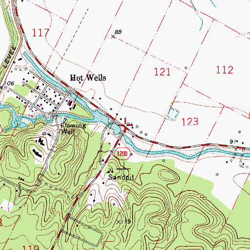 Topographic Map of Quadrate, LA