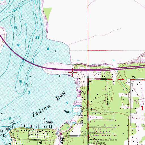 Topographic Map of Interstate 210 Park, LA