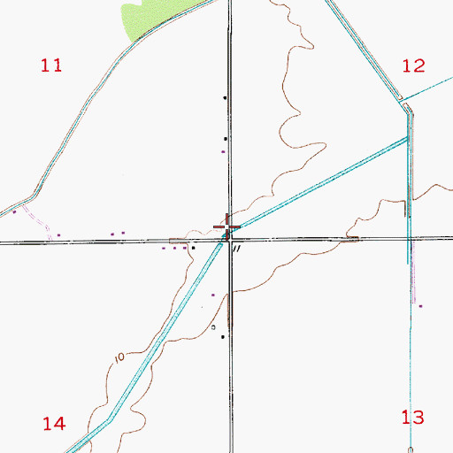 Topographic Map of South Lake Charles Oil Field, LA