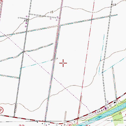 Topographic Map of Netpinunsh (historical), LA