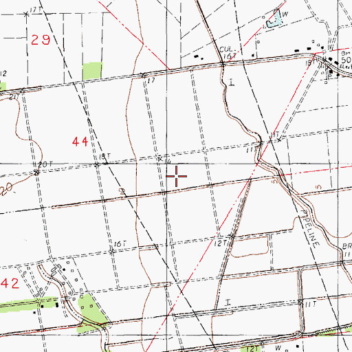 Topographic Map of East Saint Martinville Gas Field, LA