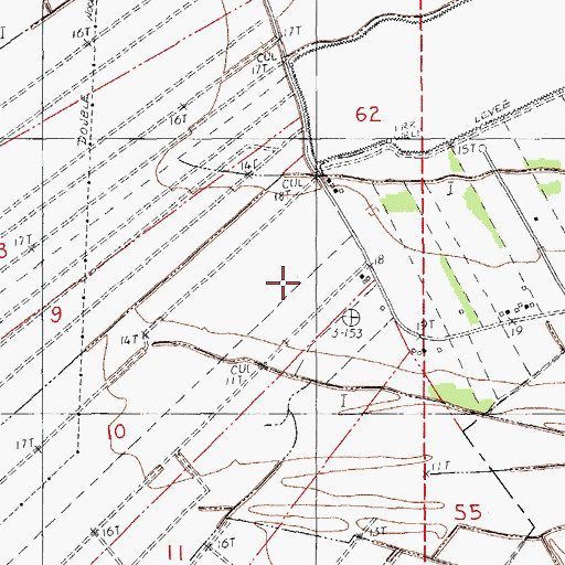 Topographic Map of Loreauville Gas Field, LA