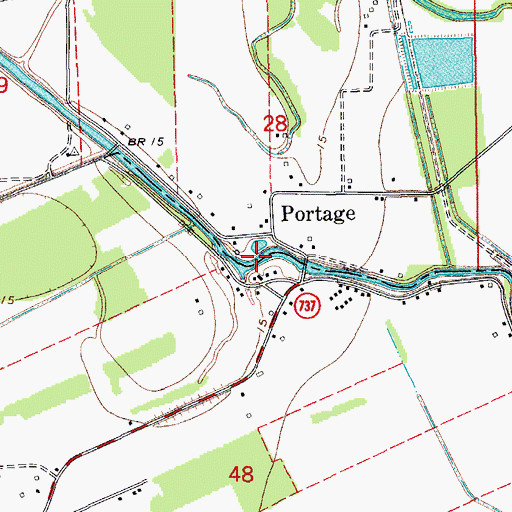 Topographic Map of North Cecilia Gas Field, LA