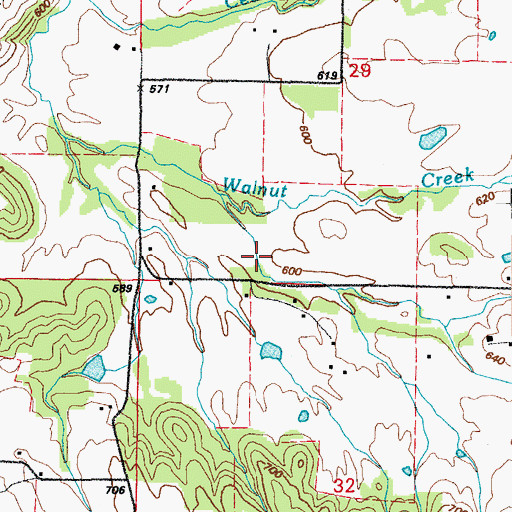 Topographic Map of Starkey Hollow, AR